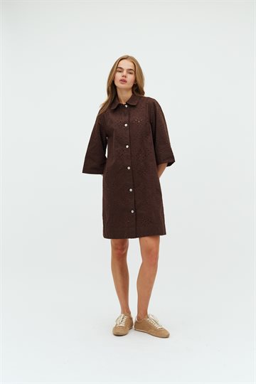 Global F - Mira Dress - Black Coffee 